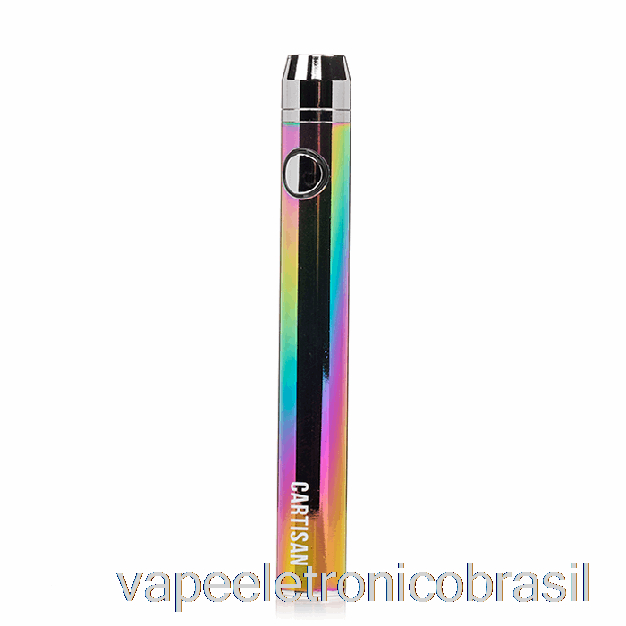 Vape Eletrônico Cartisan Botão Vv 900 510 Bateria Arco-íris